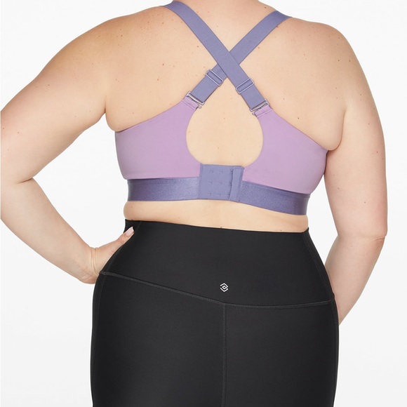 ThirdLove Kinetic Adjustable Sports Bra Set of 2, Lilac Blush & Midnight Blue - Picture 10 of 11